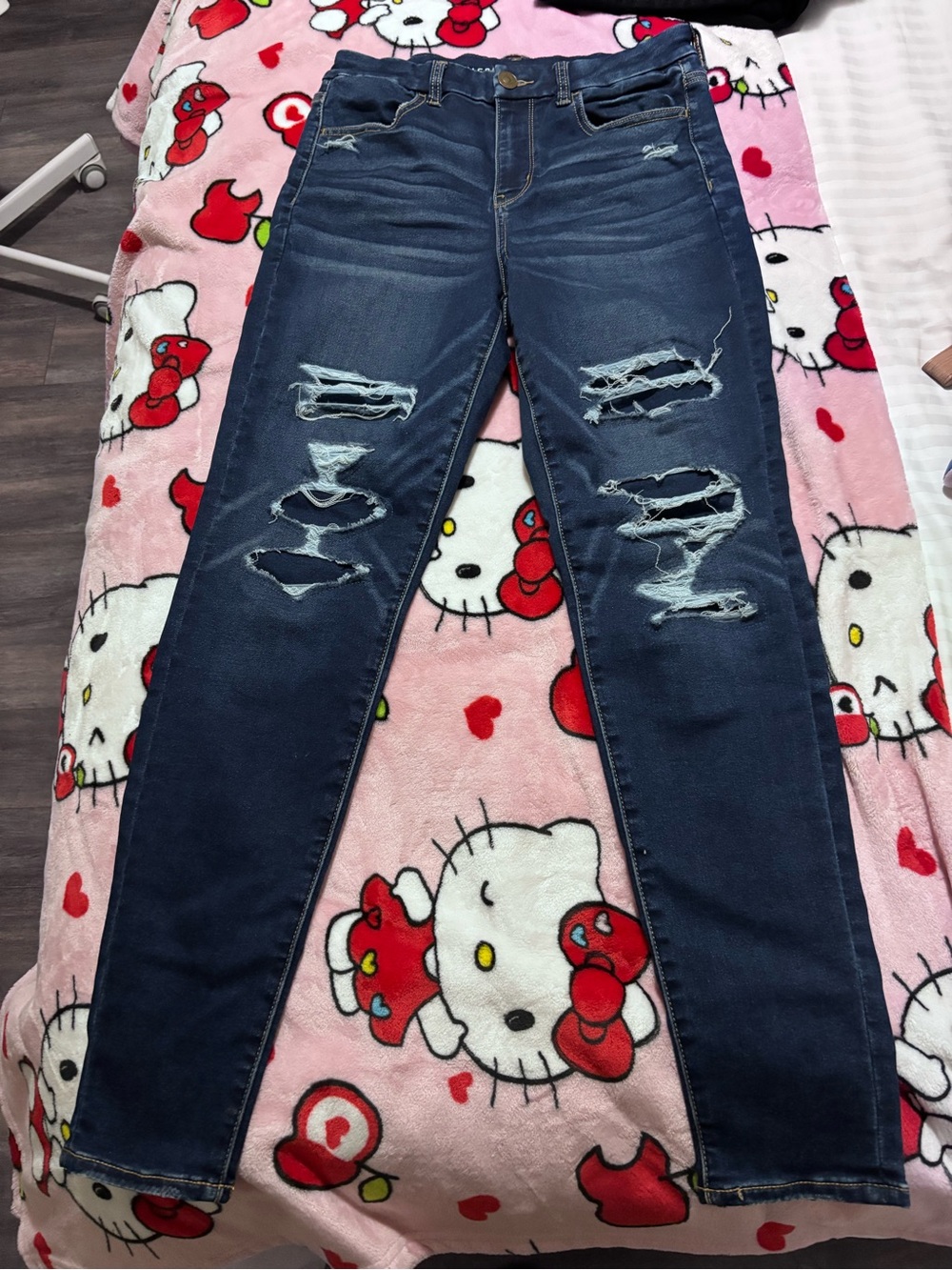 American Eagle curvy hi-rise jeggings